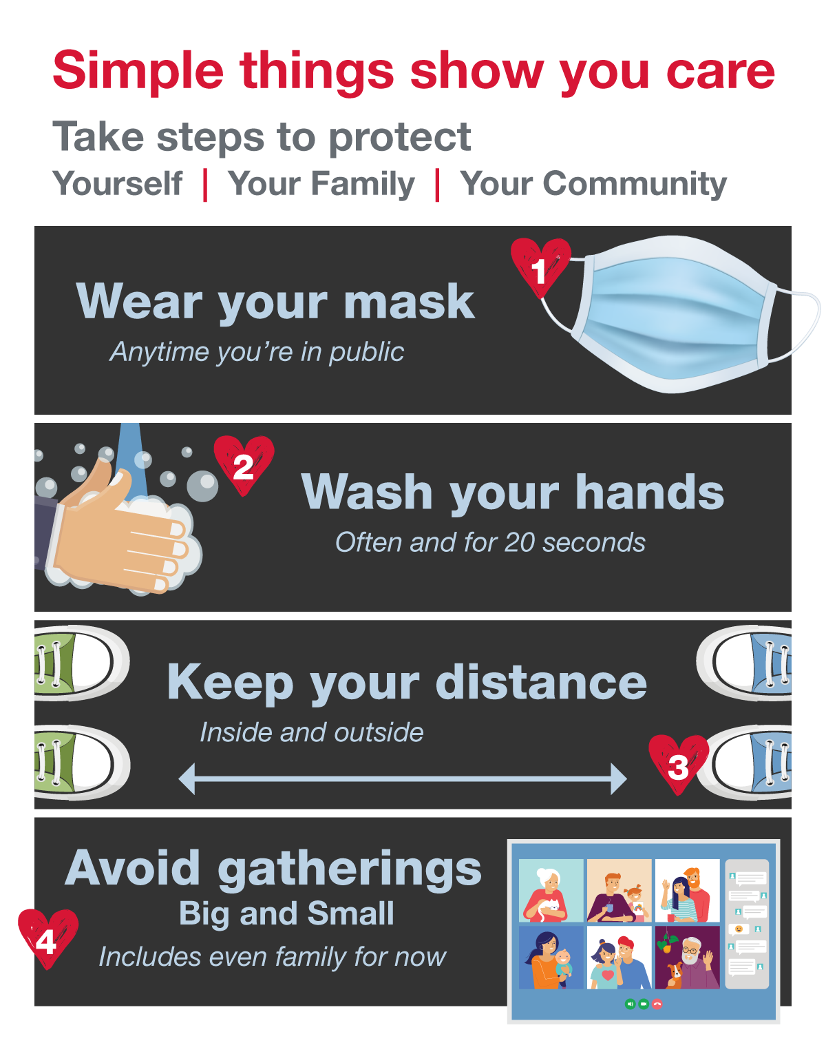 Infographic: Simple steps to protect from COVID-19