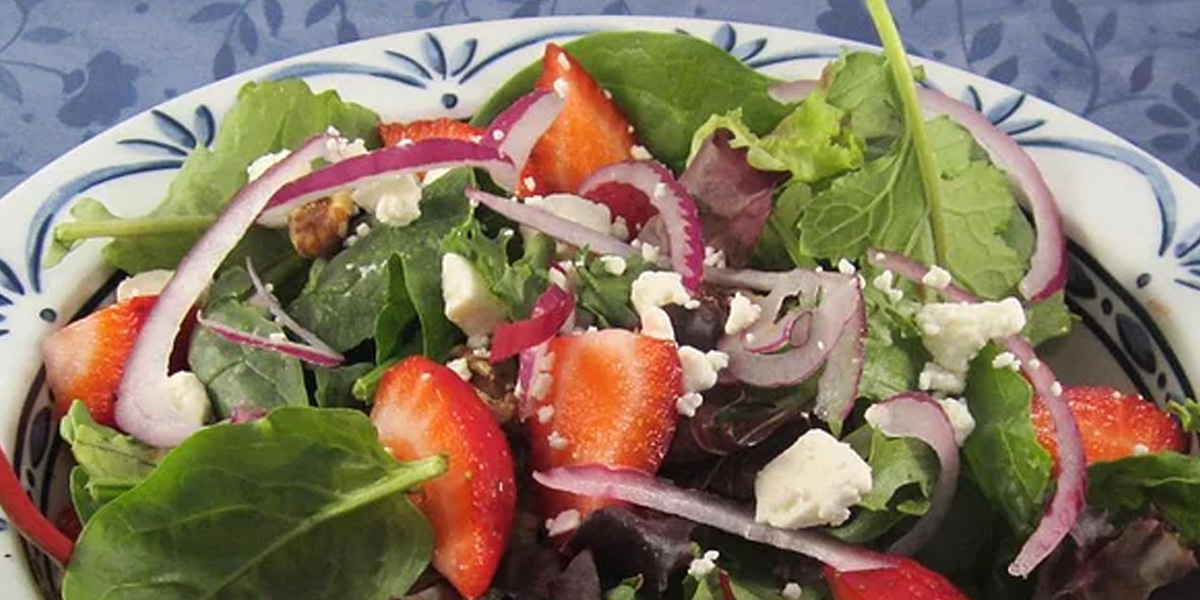 summery strawberry salad