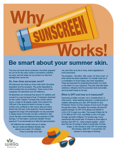 Thumbnail of Sunscreen Handout