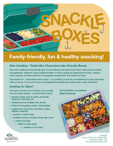 Tackle a snackle box for your next summer outing