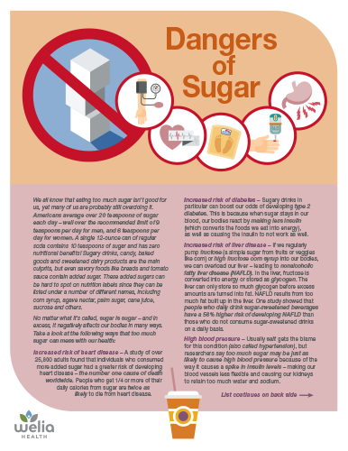 Dangers of Sugar handout thumbnail