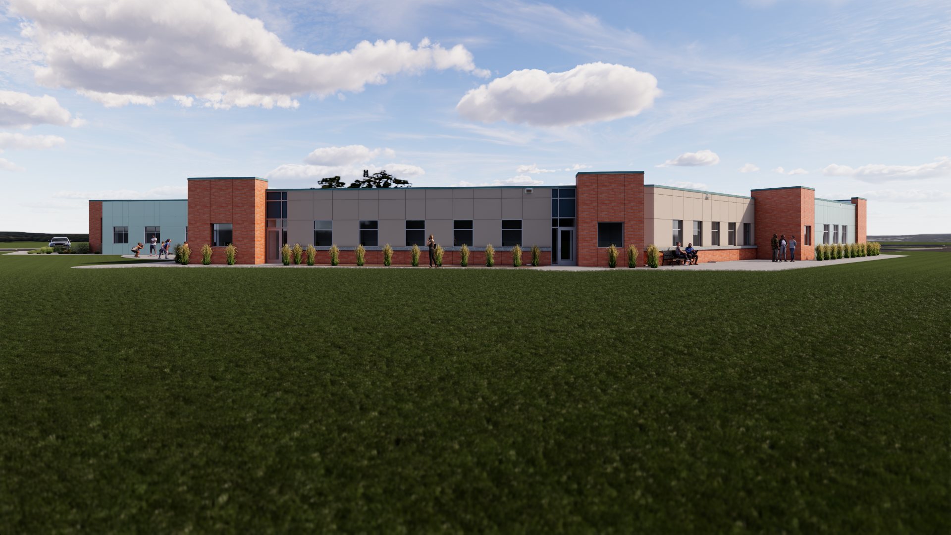 Welia Health Pine City expansion, rendering of the clinic addition