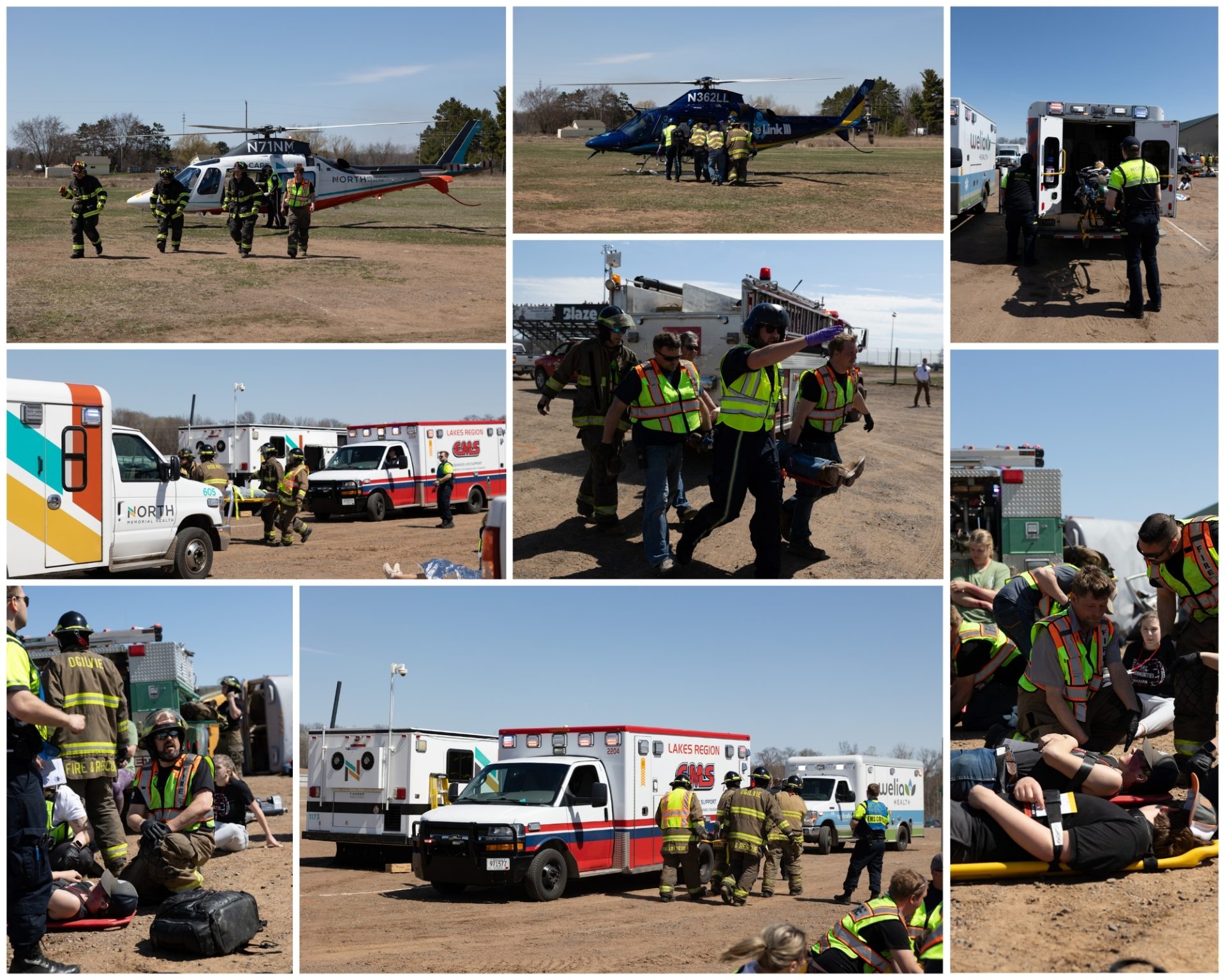 Mass Casualty Incident (MCI) training exercise