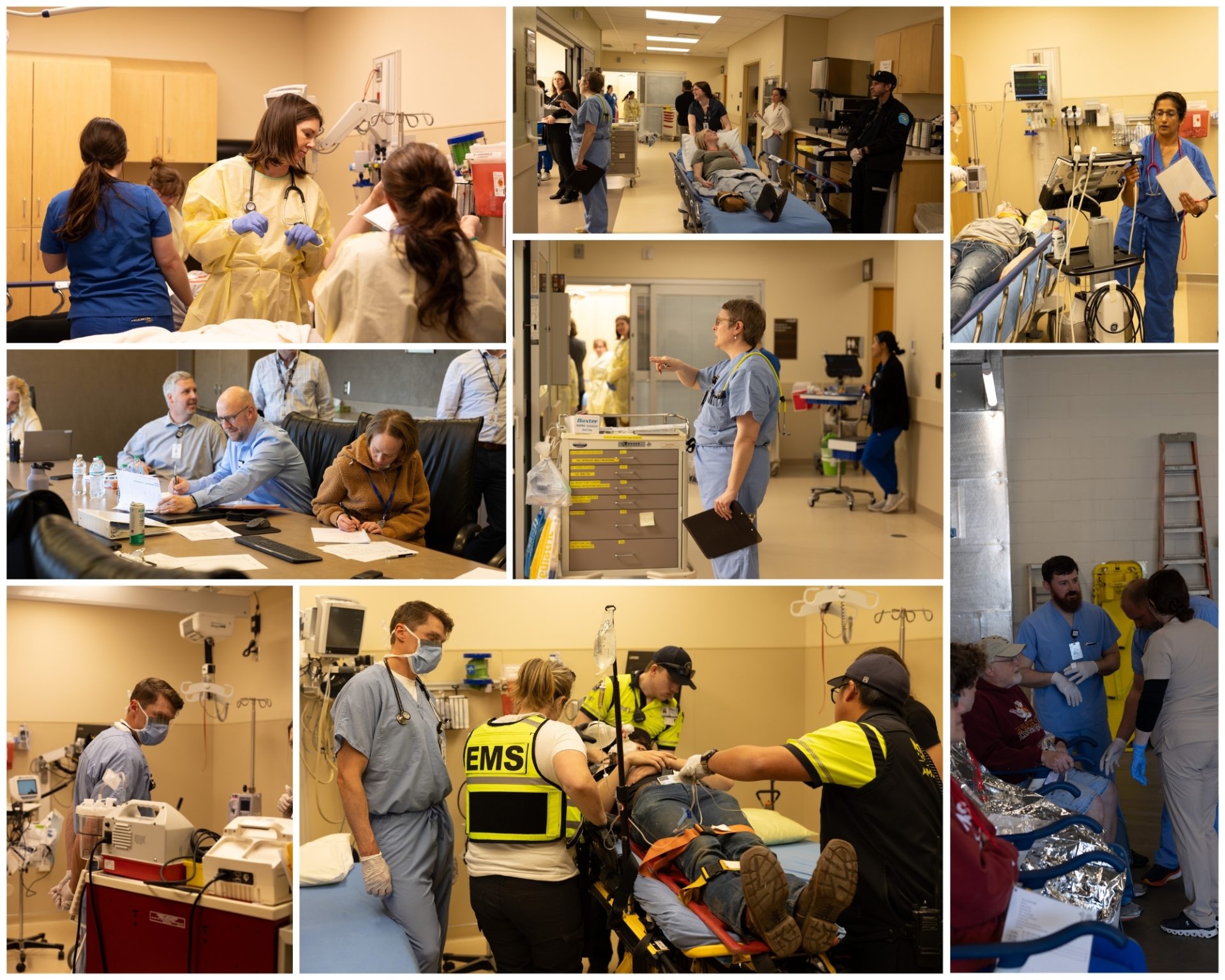 Mass Casualty Incident (MCI) training exercise